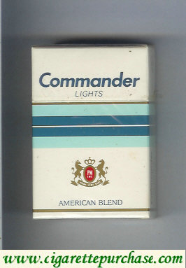 Commander Lights American Blend cigarettes
